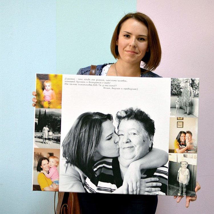 Печать на холсте