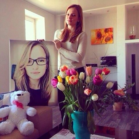 Печать на холсте